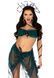 Еротичний костюм Медузи Горгони Leg Avenue Medusa Costume L, топ, спідниця, нарукавники, прикраси