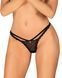 Еротичні жіночі трусики-стрінги Obsessive Chemeris thong M/L чорні