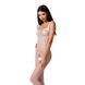 Бодистокинг Passion BS071 white, комбинезон на бретелях One Size