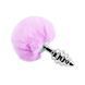 Анальна пробка з хвостом Alive Fluffy Twist Plug L Purple SO6310 фото 2