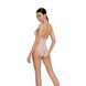 Бодістокінг у велику сітку Passion BS087 white, відкрита спина, халтер, з доступом One size