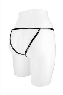 Женские трусики-стринги с доступом под латекс Fashion Secret Анжела One Size черные