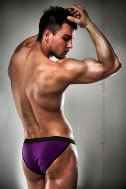 Мужские трусики слипы Passion 006 SLIP S/M, violet