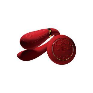 Смарт вібратор для пар Zalo Fanfan set Bright Red SO6673 фото