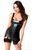 Сукня Noir Handmade F344 Powerwetlook dress with garter - XXL