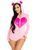Комбінезон &laquo;Солодкий ведмедик&raquo; Leg Avenue Sweetheart Bear Velvet Romper XS