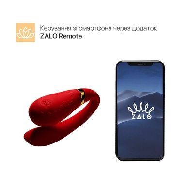 Смарт вібратор для пар Zalo Fanfan set Bright Red SO6673 фото
