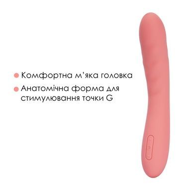 Смарт-вібратор з пульсацією Svakom Ava Neo Peach Pink SX1112 фото