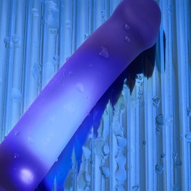 Светящийся дилдо Strap-On-Me Glow-LED Dildo Purple - M SX2851 фото