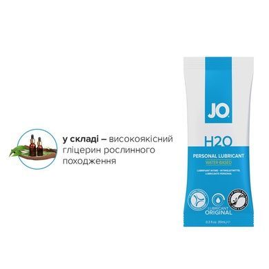 Набор водных лубрикантов JO H2O Original 12 шт &times; 10мл SO6160 фото