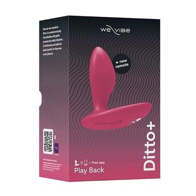 Анальная вибропробка We-Vibe Ditto+ Cosmic Pink SX0519 фото
