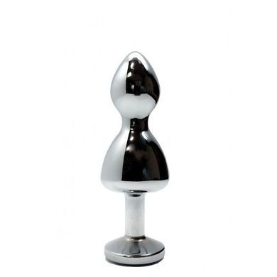 Анальна пробка Wooomy Lollypop Double Ball Metal Plug S SO7417 фото