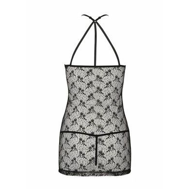 Напівпрозорий пеньюар Passion AZALIA CHEMISE S/M, black
