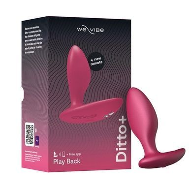 Анальная вибропробка We-Vibe Ditto+ Cosmic Pink SX0519 фото