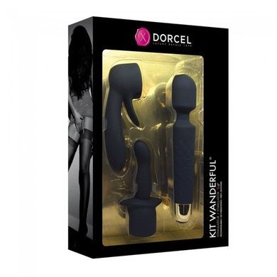 Вібромасажер Dorcel Kit Wanderful (анальна і вагінальна насадка) SO2138 фото