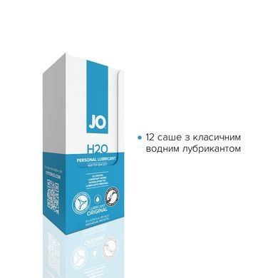 Набор водных лубрикантов JO H2O Original 12 шт &times; 10мл SO6160 фото
