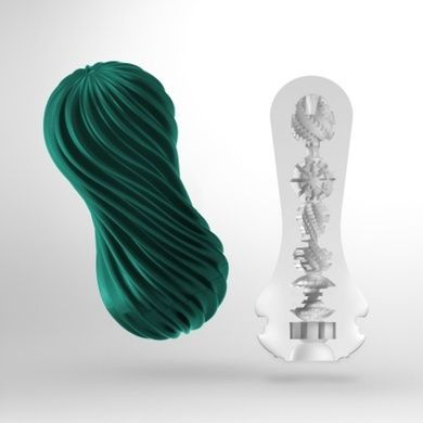 Мастурбатор Tenga FLEX Fizzy Green с вакуумом SO7039 фото