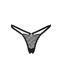 Эротические женские трусики-стринги Obsessive Chemeris thong XL/2XL черные