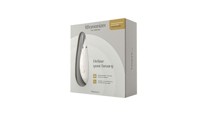 Вакуумный стимулятор Womanizer Premium 2 Grey SO8751 фото