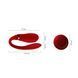 Смарт вібратор для пар Zalo Fanfan set Bright Red SO6673 фото 3