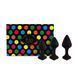 Анальні пробки FeelzToys - Bibi Butt Plug Set 3 pcs Black SO5065 фото 1