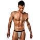 Мужские стринги с леопардовым принтом Passion 013 THONG XXL/XXXL