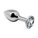 Анальна пробка Alive Mini Metal Butt Plug White L SO6005 фото 1