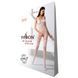 Бодистокинг Passion BS069 white, комбинезон, имитация чулок и боди One Size