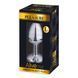 Анальна пробка Alive Mini Metal Butt Plug White L SO6005 фото 2