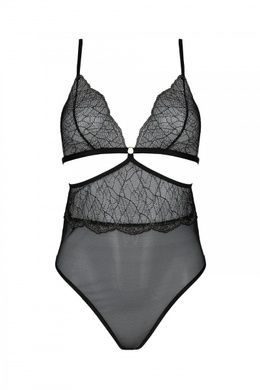 Боді Passion AMBERLY BODY black, S/M, відкрита спина, низ стрінги