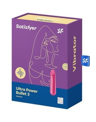 Вибропуля Satisfyer Ultra Power Bullet 3 Red SO5427 фото