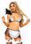 Leg Avenue Roleplay Flirty French Maid OS White/Black
