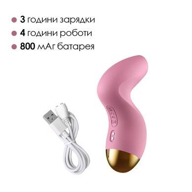 Кліторальний стимулятор Svakom Pulse Pure Pale Pink SO6993 фото