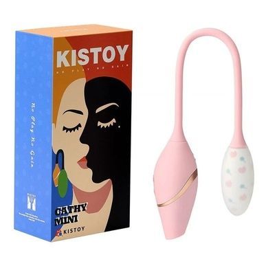 Віброяйце з вакуумним стимулятором KISTOY Cathy Mini SO8712 фото