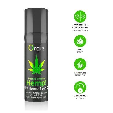 Збуджувальний гель для пар Orgie Hemp 15 мл SX1503 фото