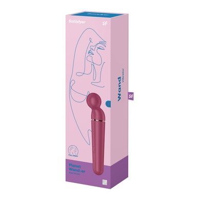 Вібромасажер Satisfyer Planet Wand-er Berry/Rosegold SO8781 фото