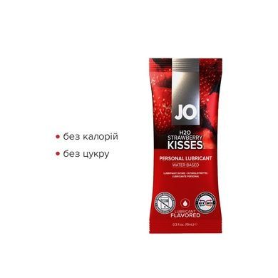 Набор оральных лубрикантов JO H2O Клубника 12 шт &times; 10мл SO6161 фото