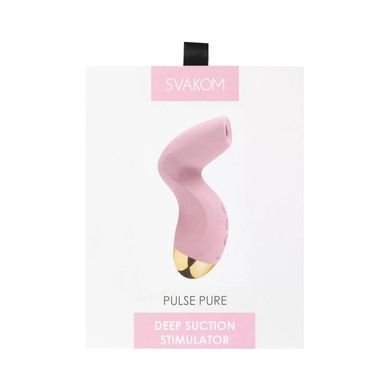 Кліторальний стимулятор Svakom Pulse Pure Pale Pink SO6993 фото