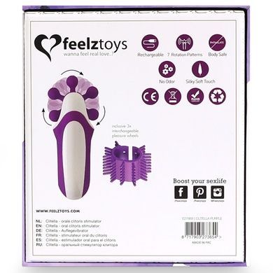 Стимулятор FeelzToys Clitella Oral Clitoral Stimulator Purple SO5066 фото