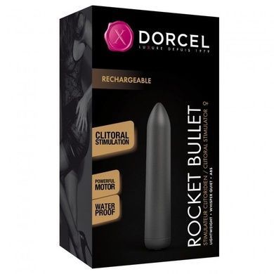 Віброкуля Dorcel Rocket Bullet Black перезаряджувана SO4070 фото