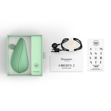 Вакуумный стимулятор Womanizer Liberty 2 Sage SX0520 фото