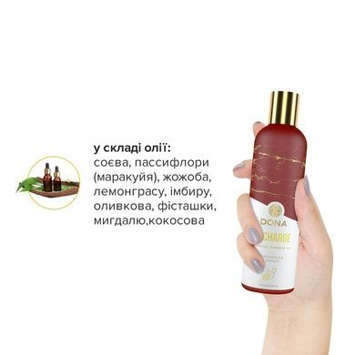Масажна олія JO DONA Recharge Lemongrass&Gingerl 120 мл SO2628 фото