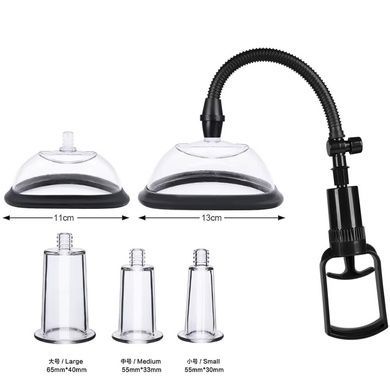 Вакуумна помпа для грудей та сосків Men Powerup Passion Pump SX3005 фото