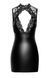 Сукня Noir Handmade F343 Powerwetlook and lace mini skirt - S