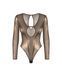 Боді Obsessive Soranna long-sleeved teddy 2XL/3XL