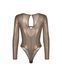 Боді Obsessive Soranna long-sleeved teddy 2XL/3XL