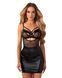 Пеньюар Obsessive Dominna chemise & thong L/XL