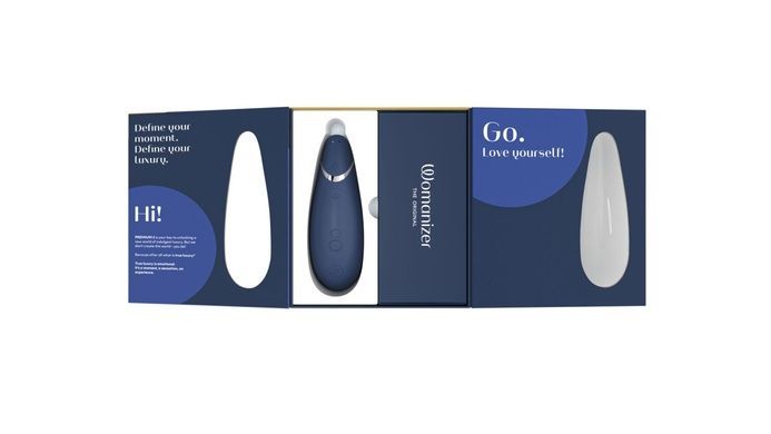 Клиторальный стимулятор Womanizer Premium 2 Blueberry SO8752 фото