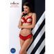 Комплект белья Passion Exclusive CHERRY SET OpenBra S/M, red, открытый лиф, трусики-юбочка