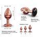 Анальна пробка Dorcel Diamond Plug Rose Gold S SO5534 фото 3